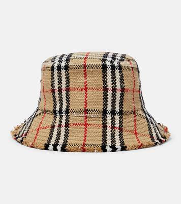 Vintage Check bouclé bucket hat | Mytheresa (US/CA)