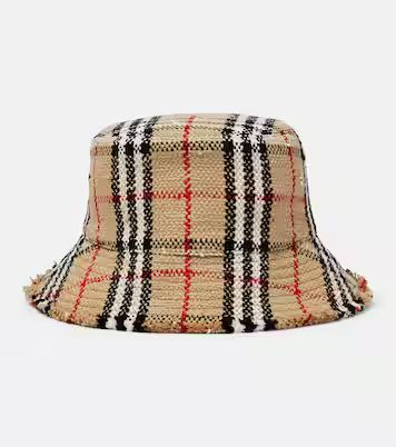 Vintage Check bouclé bucket hat | Mytheresa (US/CA)