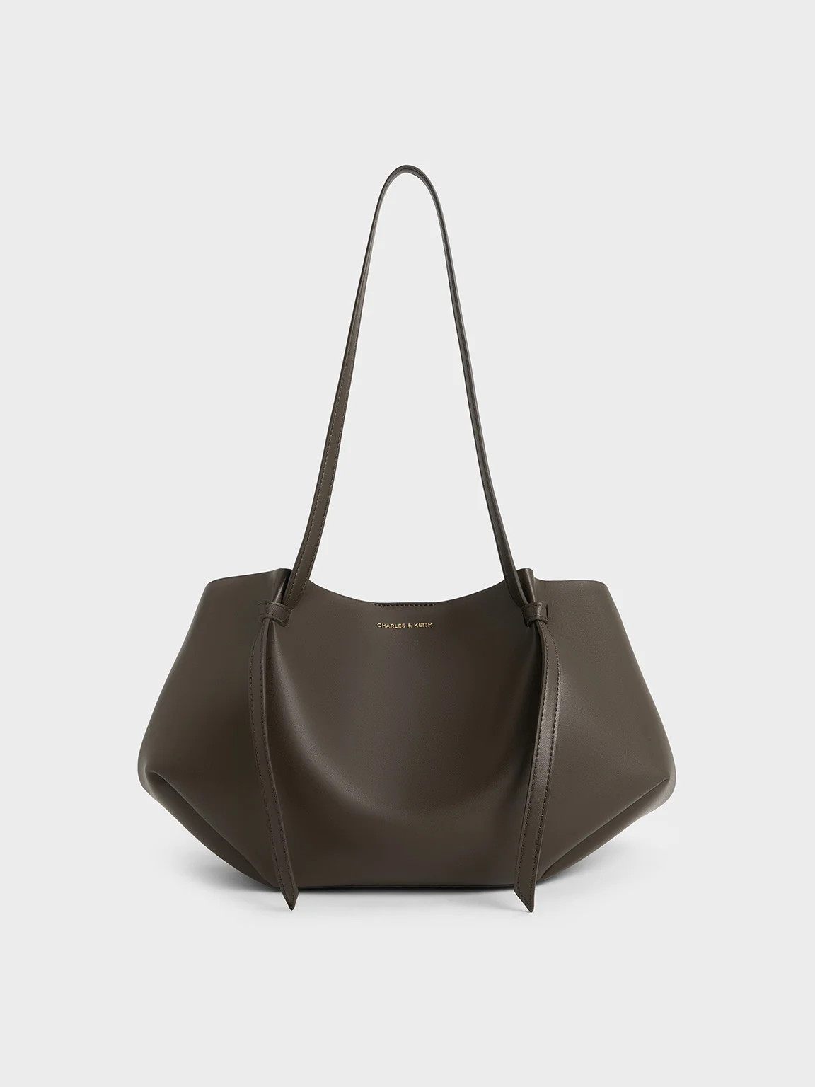 Dark Moss Calla Tote Bag | CHARLES & KEITH UK | Charles & Keith UK
