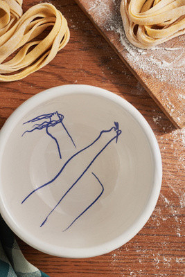 Das Rotes Rabbit Italian Earthenware Tall Bowl | Anthropologie (US)