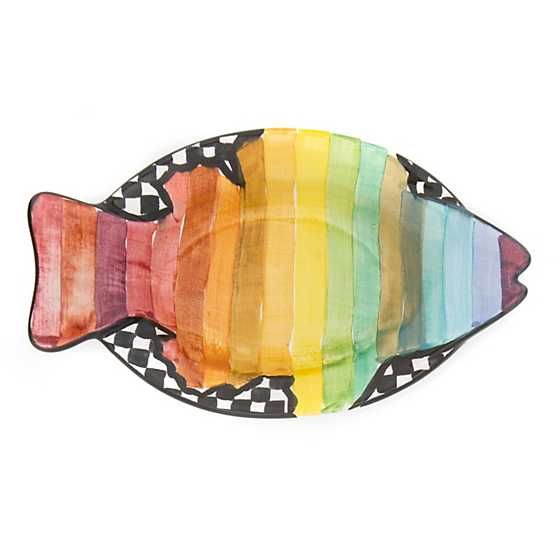 Rainbow Fish Small Dish | MacKenzie-Childs