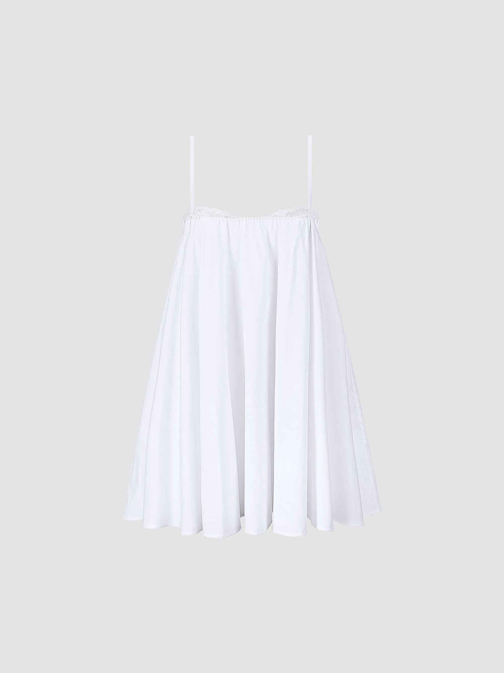 Cecily Stretch-Cotton Babydoll Minidress | Saks Fifth Avenue