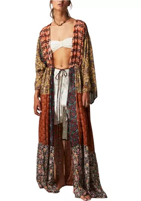 Free People Bombay Mixed Print Kimono | Belk