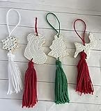 Clay Christmas Ornaments - Christmas Ornaments Set - Christmas Ornament For Tree - Handmade Christma | Amazon (US)