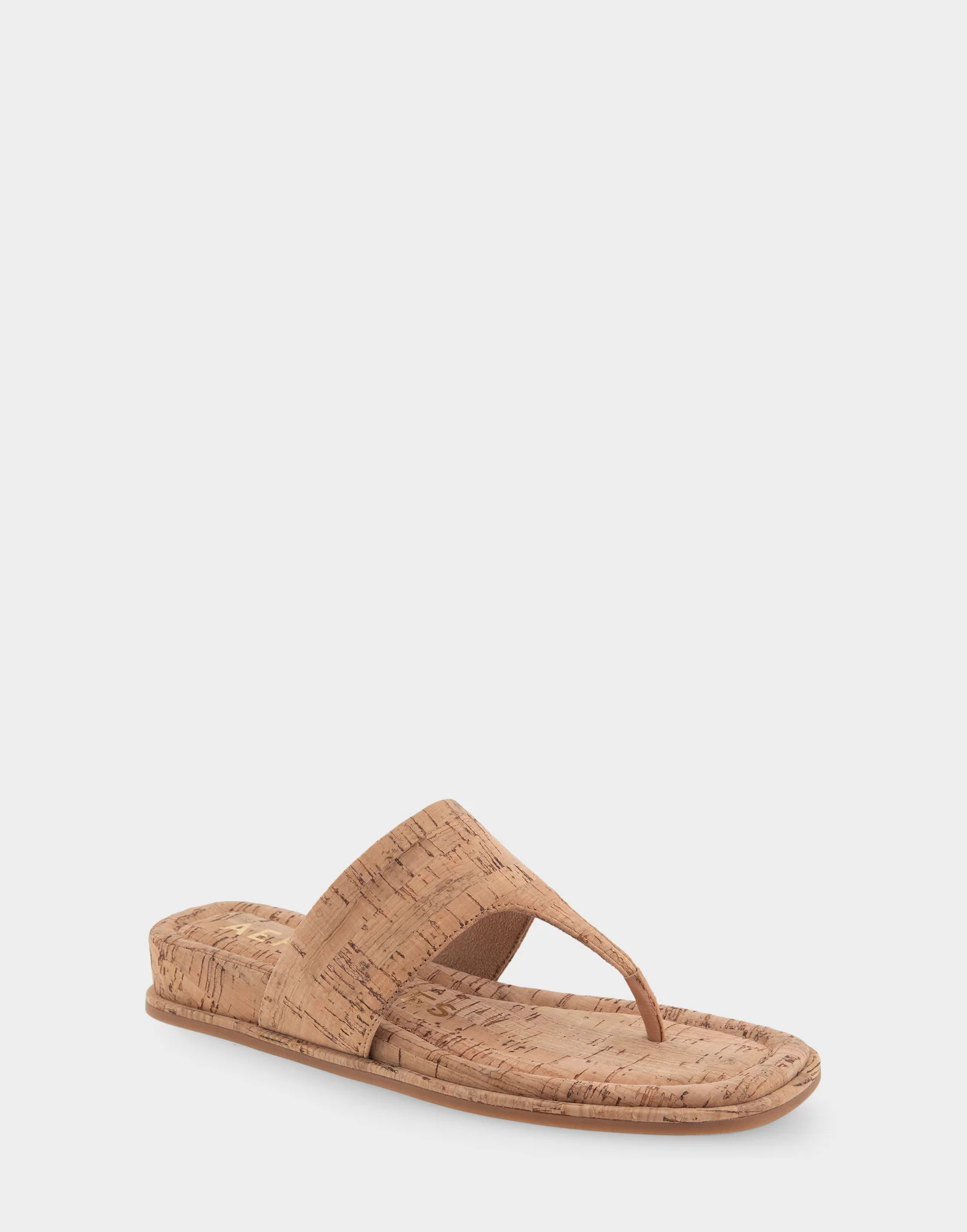 Women's Thong Mini Wedge Sandal in Cork | Aerosoles