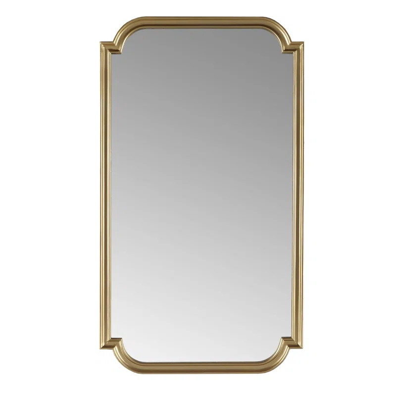 Janay Wood Scalloped Wall Mirror | Wayfair North America