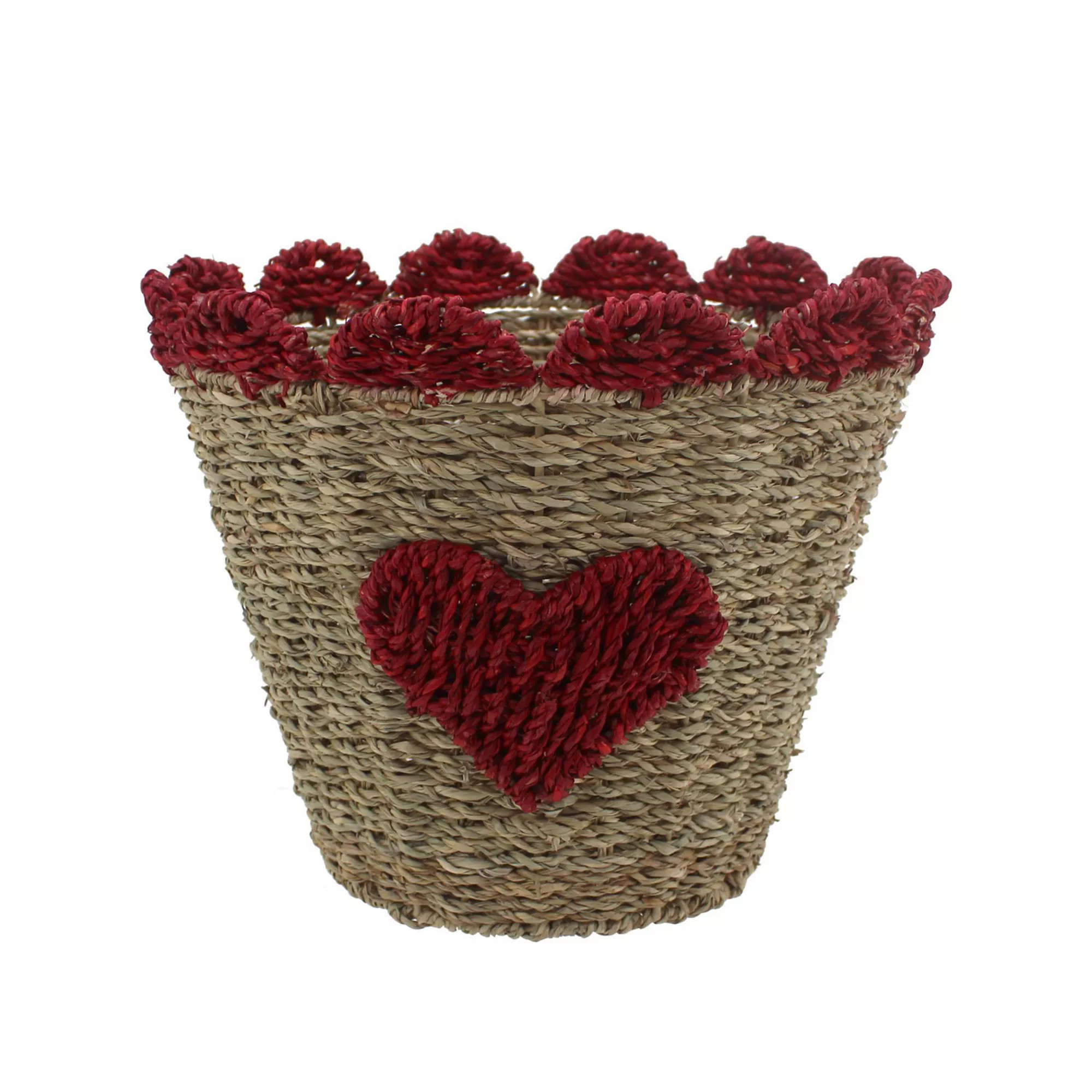 Celebrate Together™ Valentine's Day Scallop Heart Storage Basket | Kohl's
