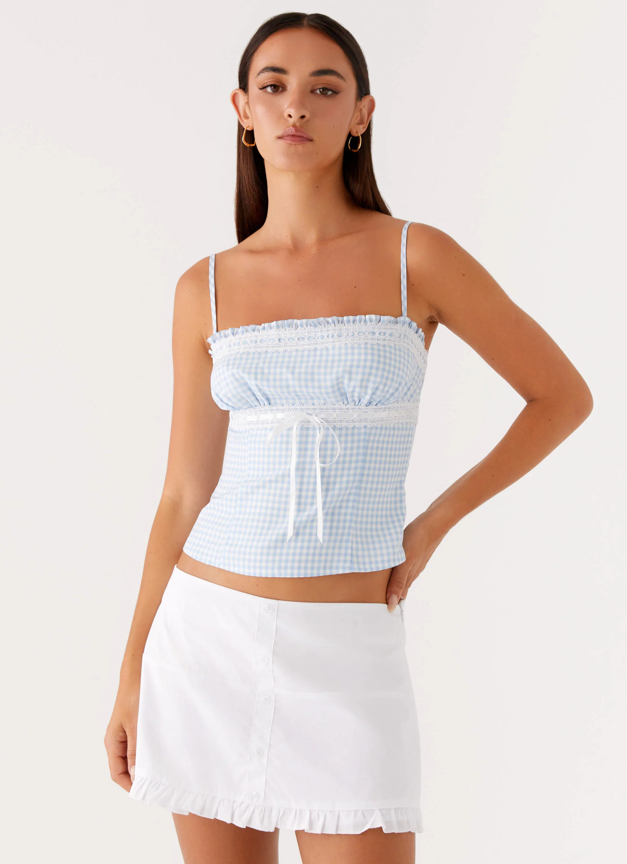 Bristol Mini Skirt - White | Peppermayo (Global)