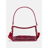No Boundaries Women's Game Day Clear Mini Shoulder Bag, Red | Walmart (US)