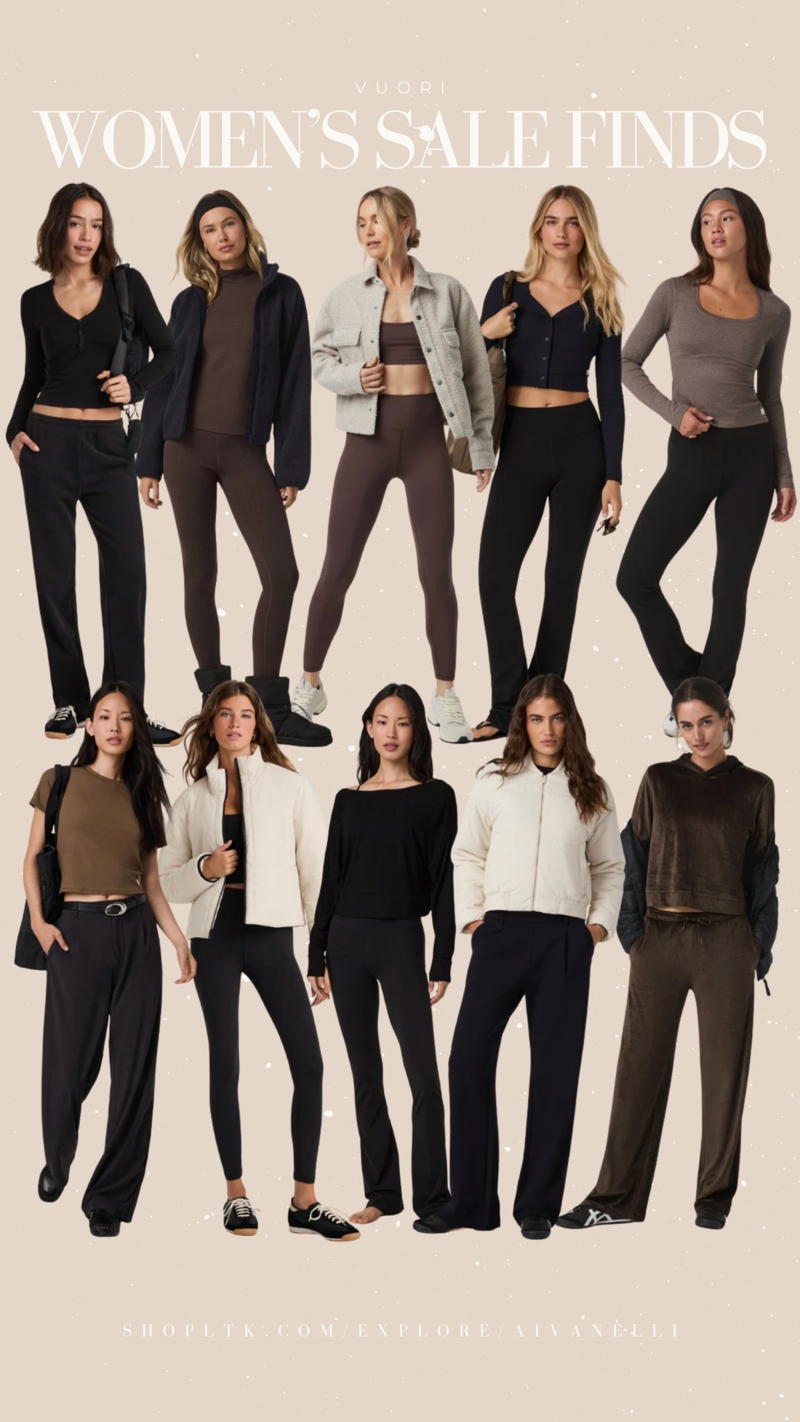 Vuori women’s sale finds

Activewear sets
High-waisted workout leggings
Sports bras with support
Performance biker shorts
Seamless gym tops
Lightweight training joggers
Cropped athletic jackets
Moisture-wicking workout tees
Pilates and yoga outfits
Athleisure lounge sets

#LTKSeasonal #LTKActive #LTKSaleAlert