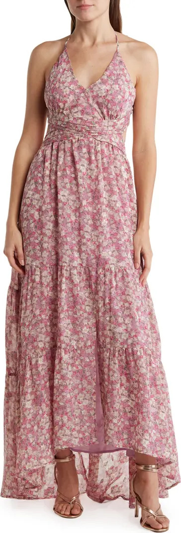 Sleeveless Floral Print Maxi Dress | Nordstrom Rack