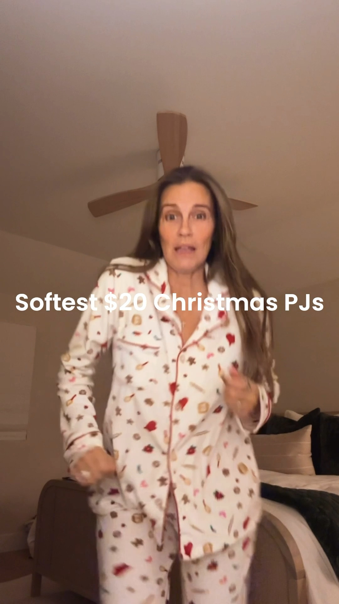 Softest $20 Christmas pjs from Walmart. Come in multiple prints and colors! Wearing size Small. 🎄

#LTKSeasonal #LTKGiftGuide #LTKHoliday