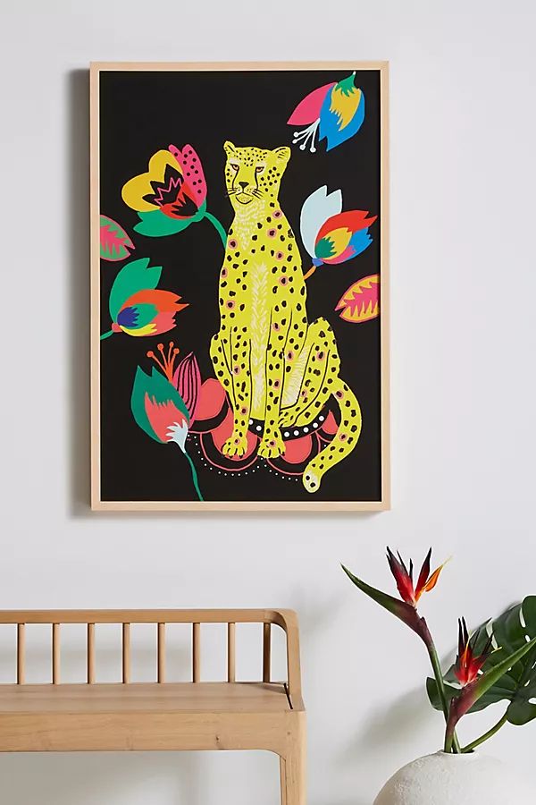 Cheetah's Wild Life Wall Art By Anthropologie in Assorted Size M | Anthropologie (US)