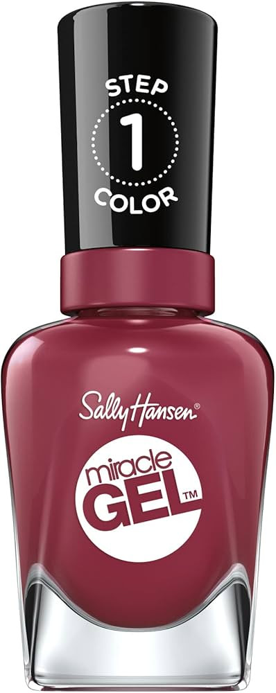 Sally Hansen Miracle Gel Nail Polish, Shade Beet, Pray, Love #496 | Amazon (US)