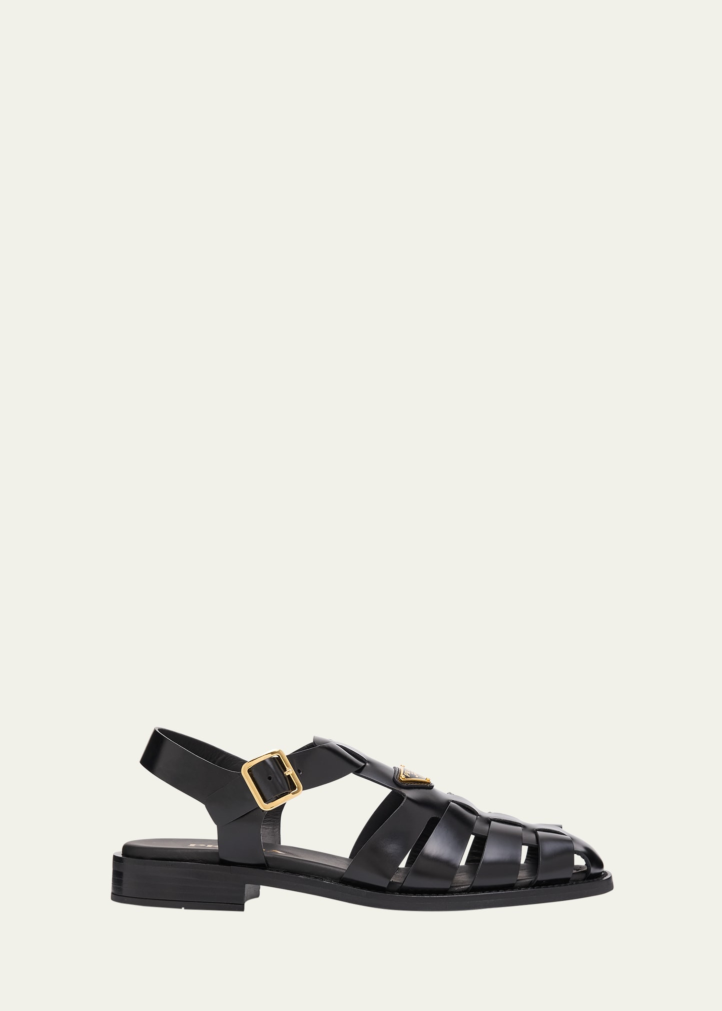 Prada Calf Leather Fisherman Sandals | Bergdorf Goodman