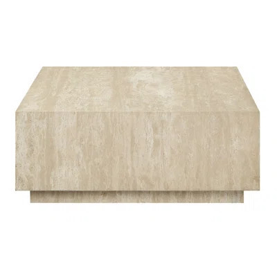 Modern Night Table - Beige, Plywood Construction, 14 In Beige Foyer Table, 112.31 Lb, 35in Square, | Wayfair North America