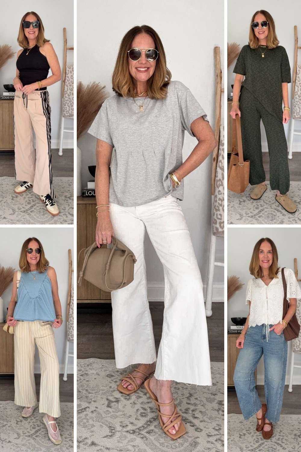 Late summer/early fall outfits☀️🍂 

FP look for less track pants, the perfect knit set for fall, a gorgeous eyelet top and my new favorite not so basic tee. Let me know if you grab something!

Amazon fashion finds, Amazon try on, Amazon finds, Amazon style, Amazon outfit, Amazon haul, Amazon shopping, Amazon must haves, Amazon favorites, Amazon storefront, summer style, summer outfit, summer ootd, summer fashion, fall style, fall outfit, fall ootd, knit set, matching set, affordable style, affordable outfit, affordable fashion,tall girl style, casual outfit idea, easy outfit, cute and comfy, athleisure style, wardrobe basics, casual style, ootd style, ootd fashion, ootd reel, Pinterest style, Pinterest inspired, Pinterest outfit, Pinterest aesthetic, Chicago Illinois 

Which is your fave?!



#LTKFindsUnder50 #LTKSaleAlert #LTKOver40