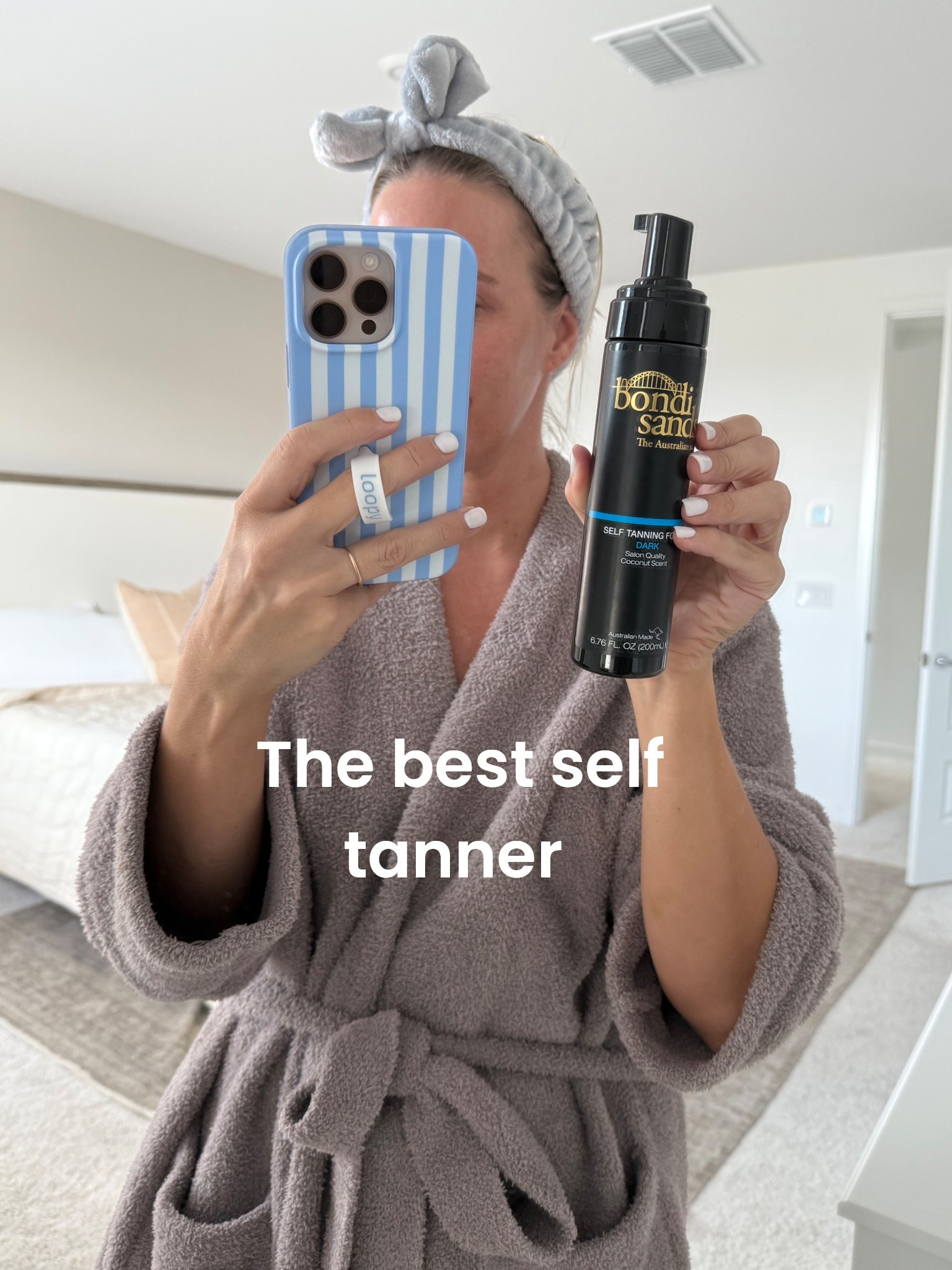 This foaming self tanner (I use dark) is so easy to use, is streak free with the mitt they have, and it is natural looking! I don’t do it often, but when I do, I always wonder why I don’t. It works so well! Forget a $45 spray tan  

#LTKTravel #LTKFindsUnder50 #LTKStyleTip