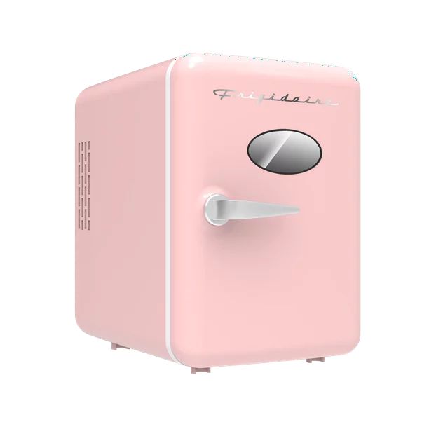 Frigidaire, Portable Retro 6-Can Mini Compact Refrigerator, EFMIS137, Pink | Walmart (US)