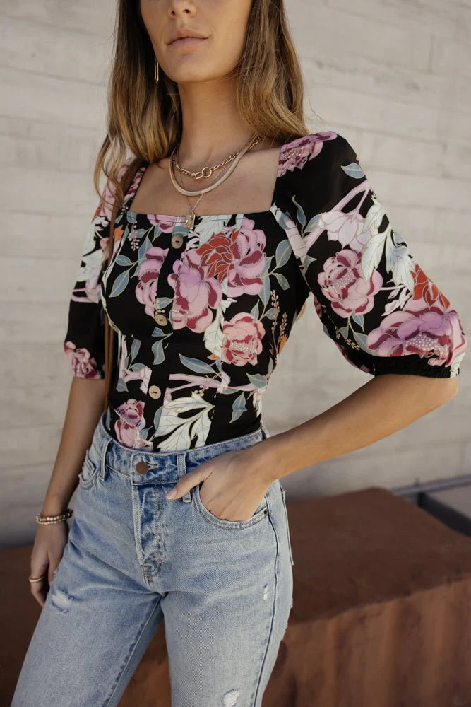 Sophie Floral Blouse - böhme | Böhme US