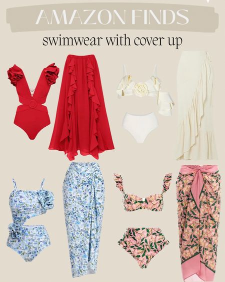 Swimwear with cover-ups ✨

#amazonfind #amazonfashion #swimsuit #swimwear #swim #beach #pool #resort #amazonfavorites #amazonmusthaves #coverup #vacation #summer #travel 

#LTKStyleTip #LTKSeasonal #LTKFindsUnder50