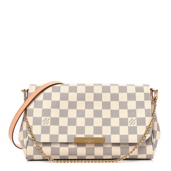 LOUIS VUITTON Damier Azur Favorite MM | Fashionphile