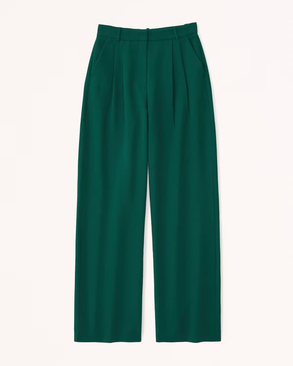 Women's Curve Love A&F Sloane Tailored Pant | Women's Matching Sets | Abercrombie.com | Abercrombie & Fitch (US)