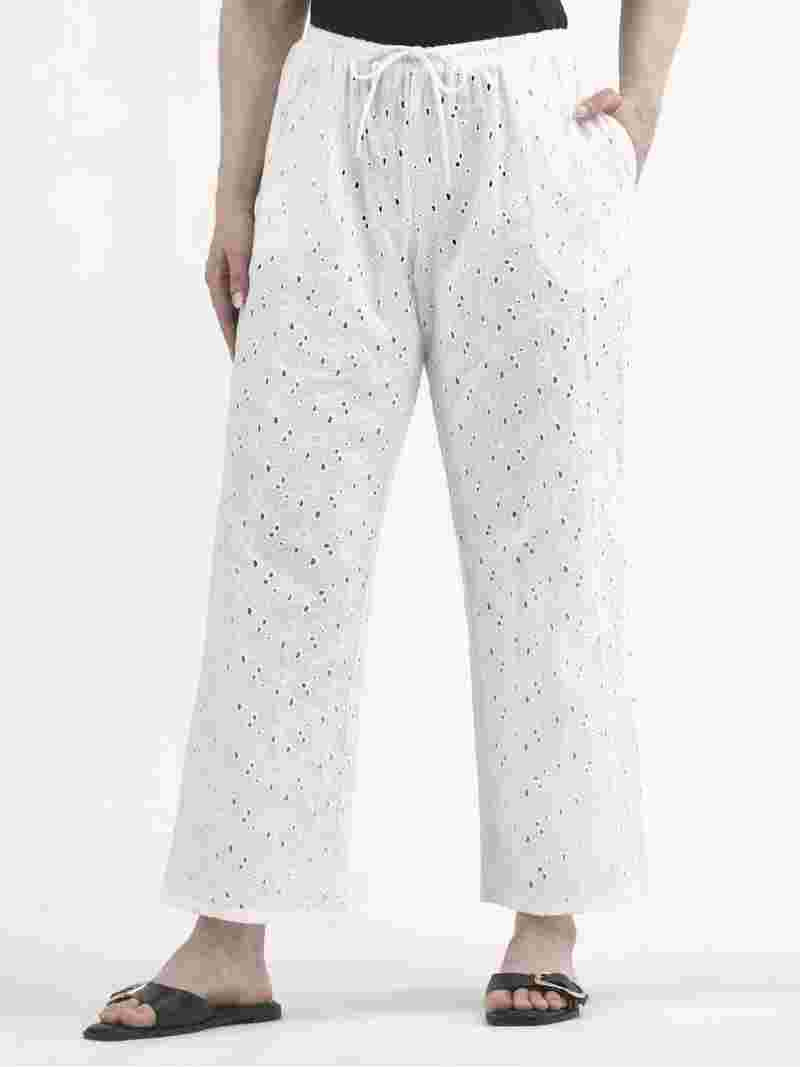 Free Assembly Women's Cotton Eyelet Coverup Pants, Sizes XXS-XXL - Walmart.com | Walmart (US)