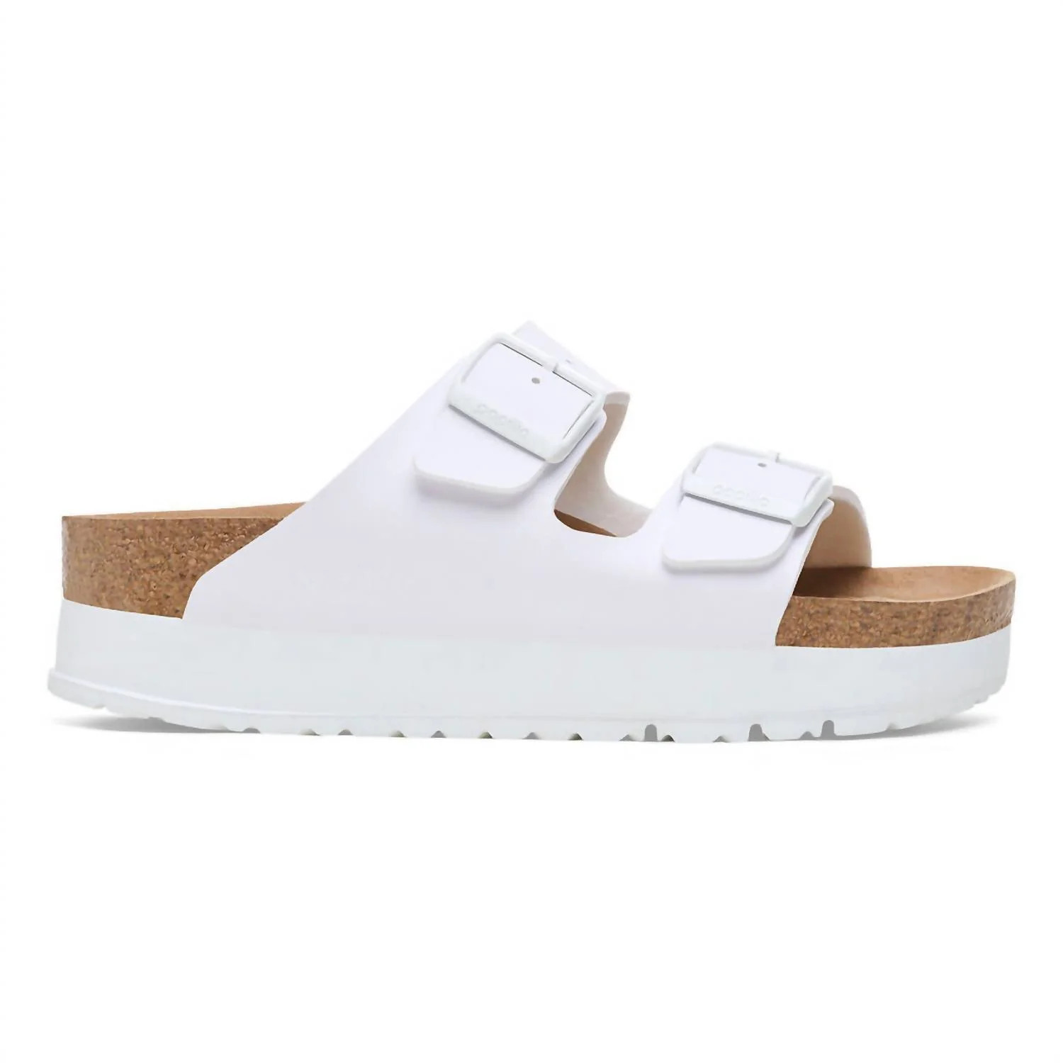 Women'S Arizona Pap Flex Platform Sandal In White | Shop Simon