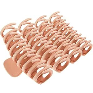 TOCESS Big Hair Claw Clips 4 Inch Nonslip Large Claw Clips for Women Thick Hair, Strong Hold 90's... | Amazon (US)