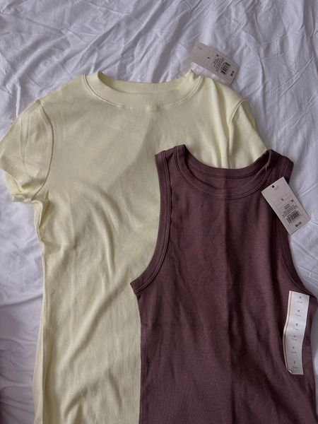 Target basic ribbed t shirt and tank!! 

#LTKfindsunder50 #LTKSeasonal #LTKstyletip