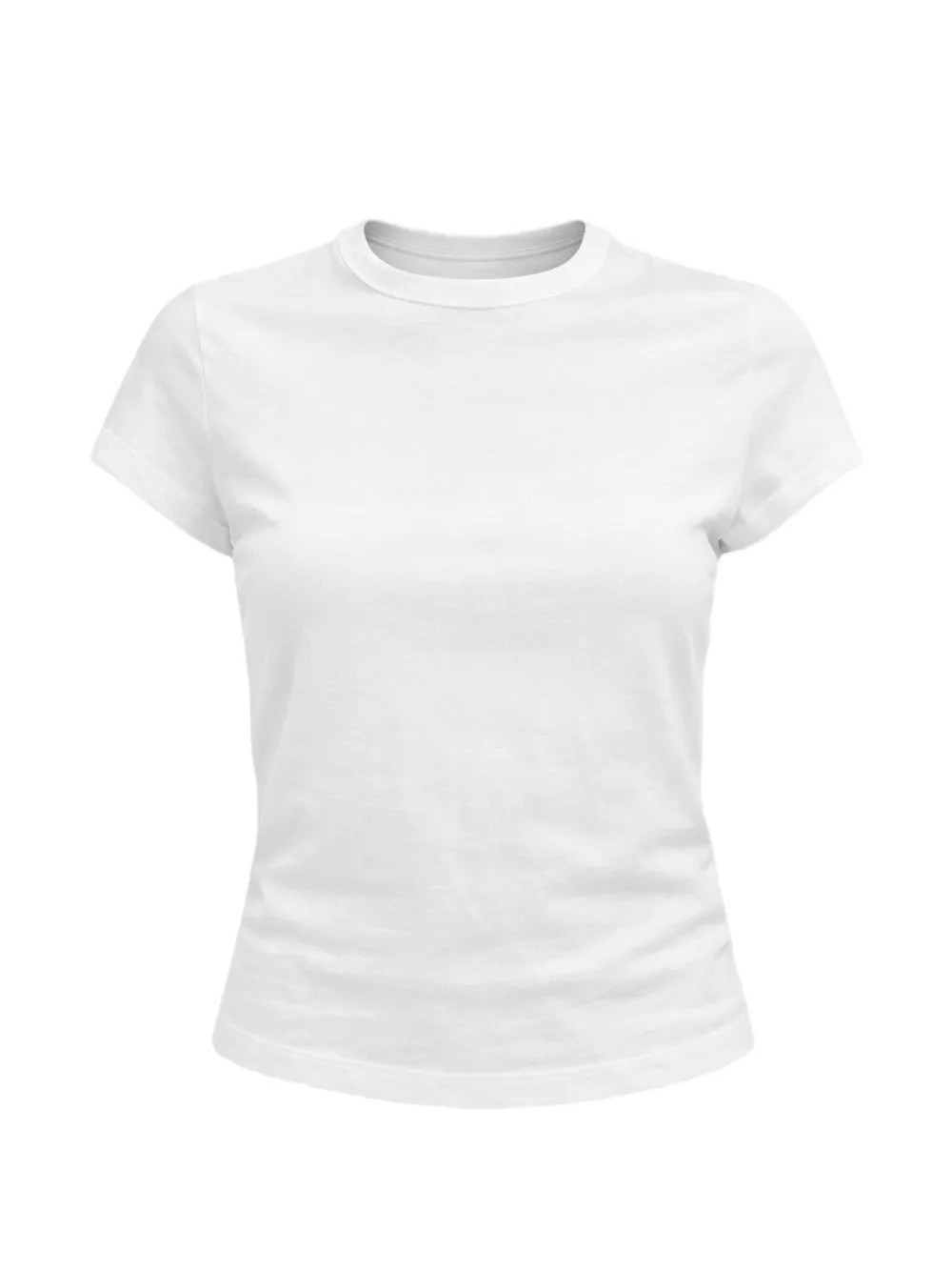 Reformation Max Slim Tee plain T-shirt - White | Farfetch Global