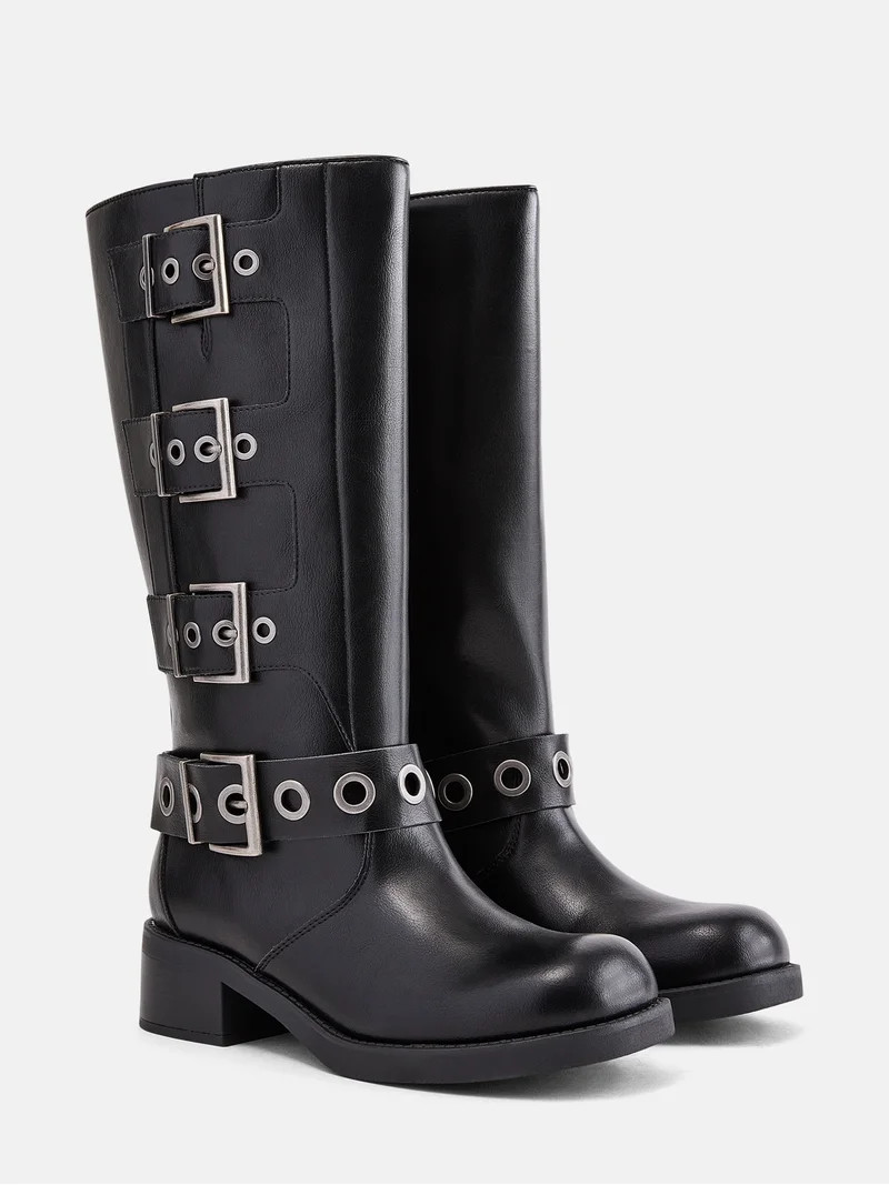 Madden NYC Women's Tall Moto Boots | Walmart (US)