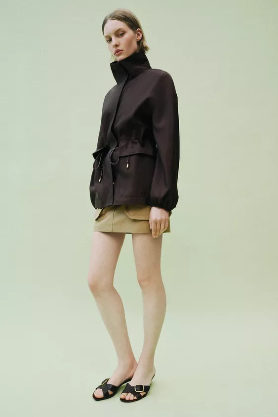 TRENCH COURT FLUIDE ZW COLLECTION | Zara US