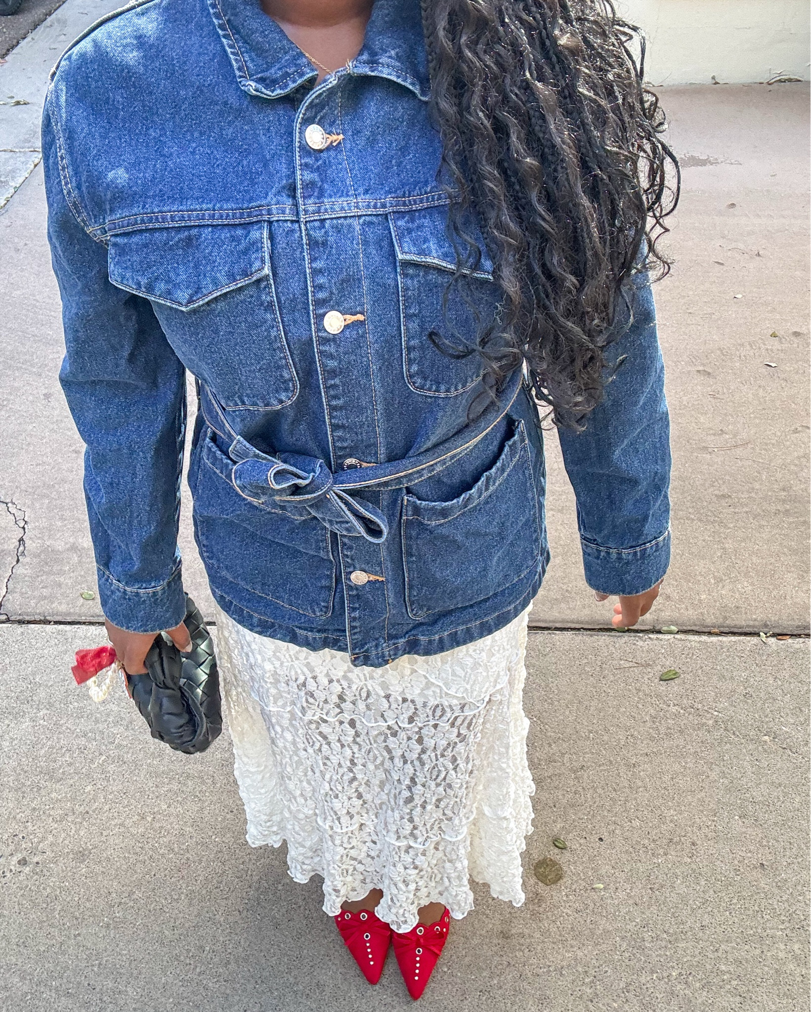 12 Days of Holiday Outfits 🎄👠Day 2 - A lace skirt moment with some red heels and a denim shacket. Would you wear this? Outfit linked on my LTK🫶🏾
.
.
.
.
.

Holiday season, holiday vibes, holiday outfits, holiday aesthetic, Pinterest girl, Pinterest aesthetic, Pinterest outfits, lace skirt, denim shirt, denim shacket, December outfits

#LTKHoliday #LTKFindsUnder50 #LTKMidsize