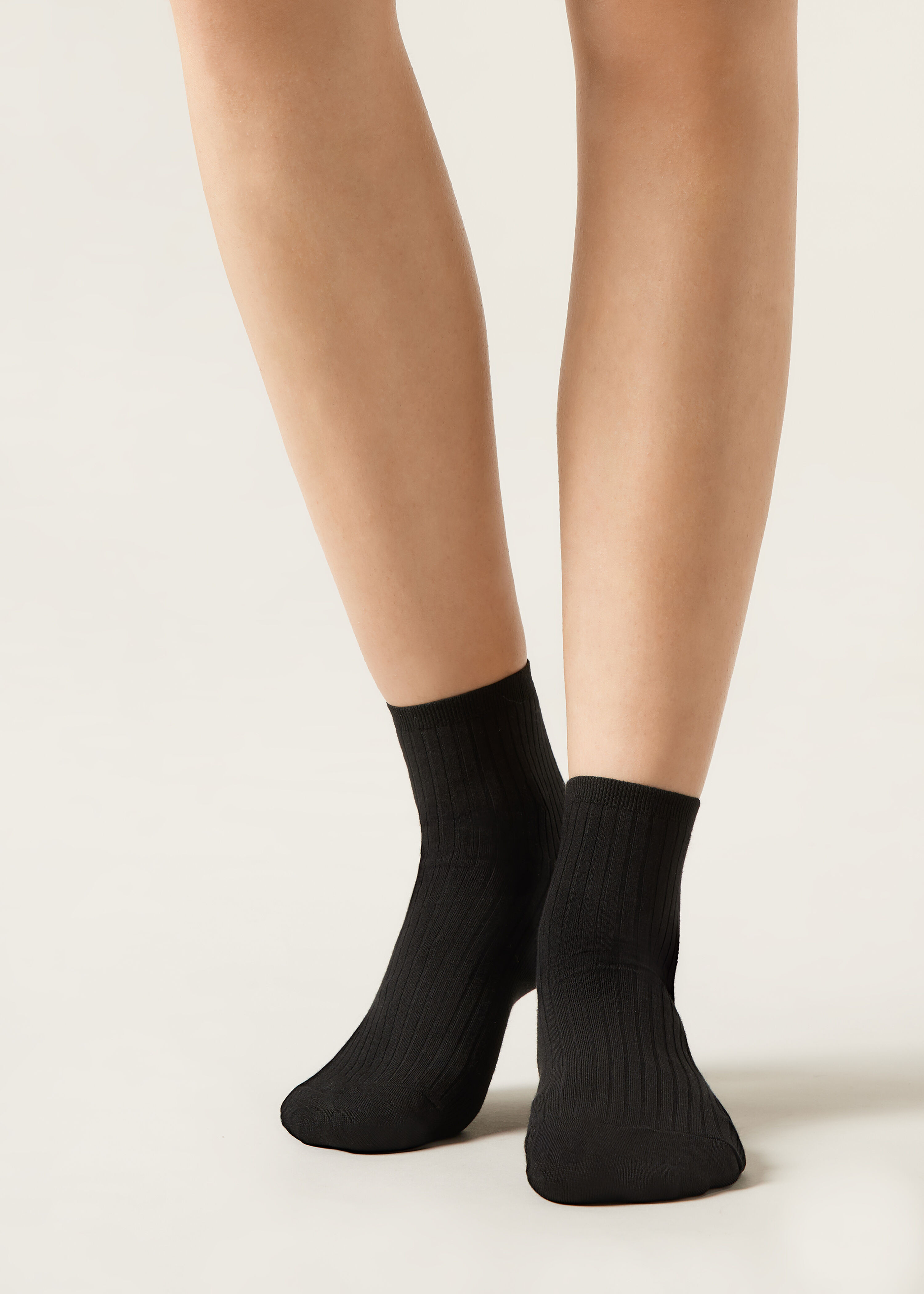 Ribbed Short Socks | Calzedonia US