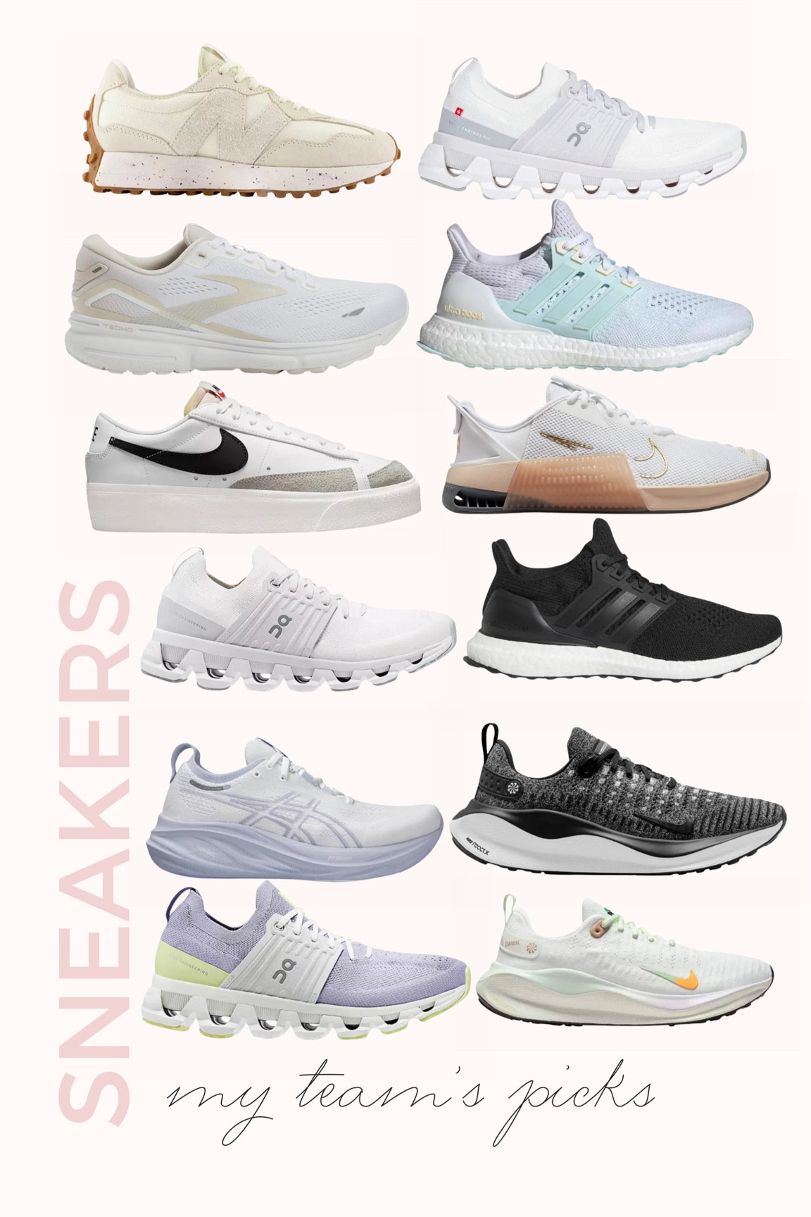 Everyone asking in my DMs what everyone picked!! Here they are, the sneaker haul from my teams shopping spree 🤩