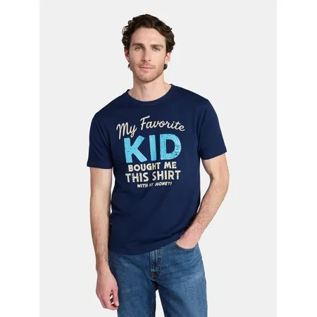 Father's Day Men's Smart Purchase Graphic Tee by Way to Celebrate, Sizes XS-5XL | Walmart (US)