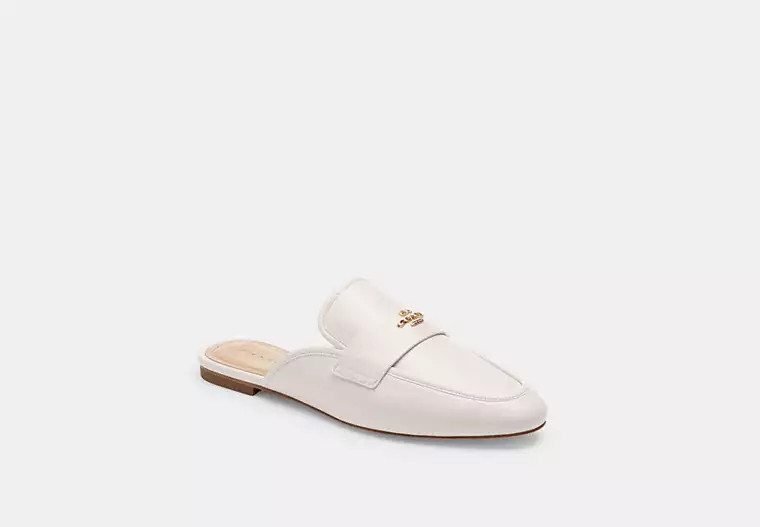 Coach Outlet Samie Slide - White, Size: 6.5 | Coach Outlet US
