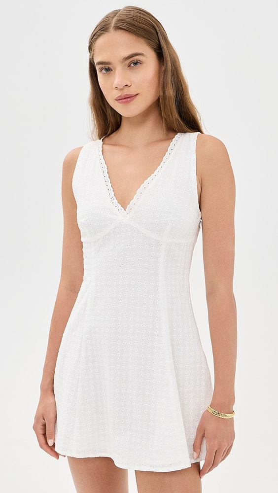 The Eyelet Mini Dress | Shopbop