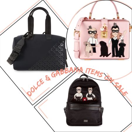 Dolce and Gabbana bags on sale! Grab the clearance items before the Labor Day sale traffic! #amazingdealbags #designerbags #dolceandgabbana 

#LTKitbag #LTKsalealert #LTKGiftGuide