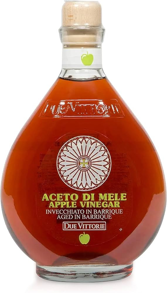 Due Vittorie Apple Vinegar - Easy to Drink Raw Apple Cider Vinegar Aged in Barrique Wine Barrels,... | Amazon (US)