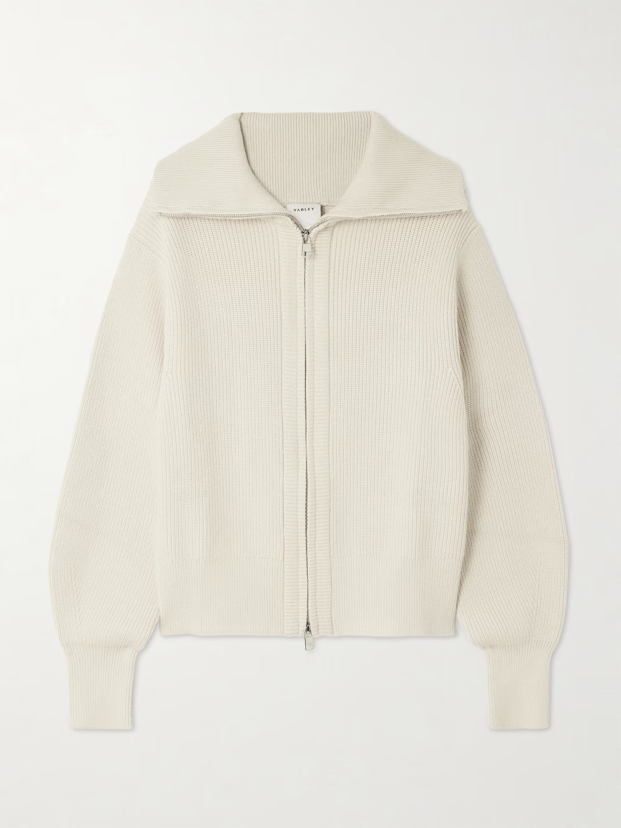 Enrico ribbed-knit turtleneck cardigan | NET-A-PORTER (UK & EU)