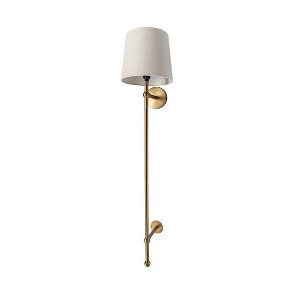 Chester Brass and Cream One-Light Wall Sconce - (Open Box) | Bellacor