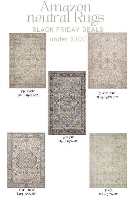 These deals are too good! If you are in the market for a neutral rug, you must check these out before the sales end!

#LTKhome #LTKCyberweek #LTKsalealert