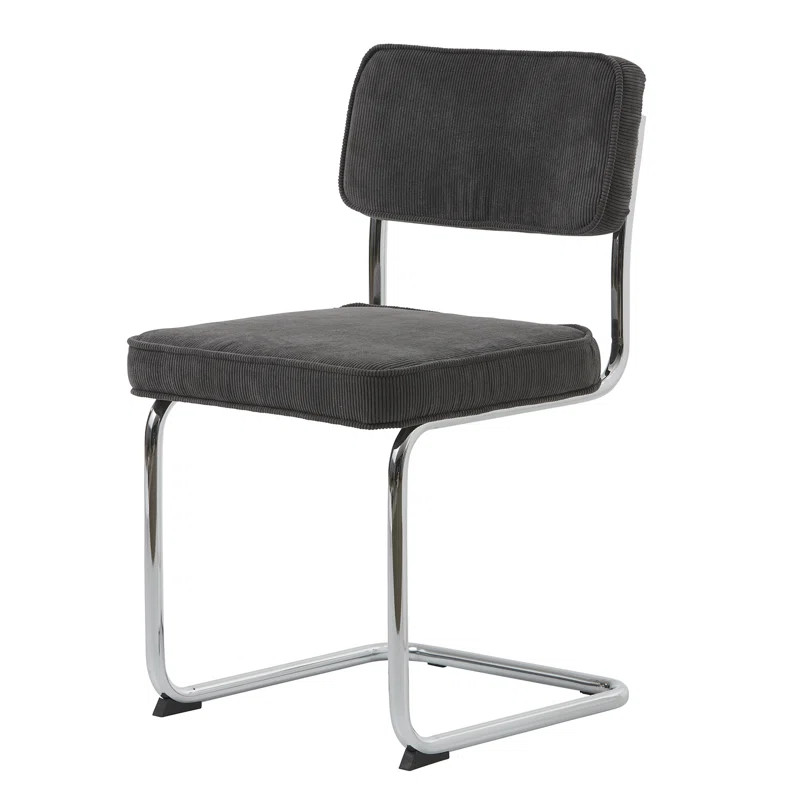 Lova Corduroy Cantilever Chair (Set of 2) | Wayfair North America