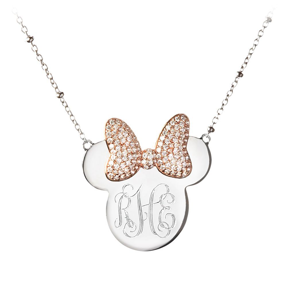 Minnie Mouse Monogram Necklace by Rebecca Hook – Personalizable | Disney Store