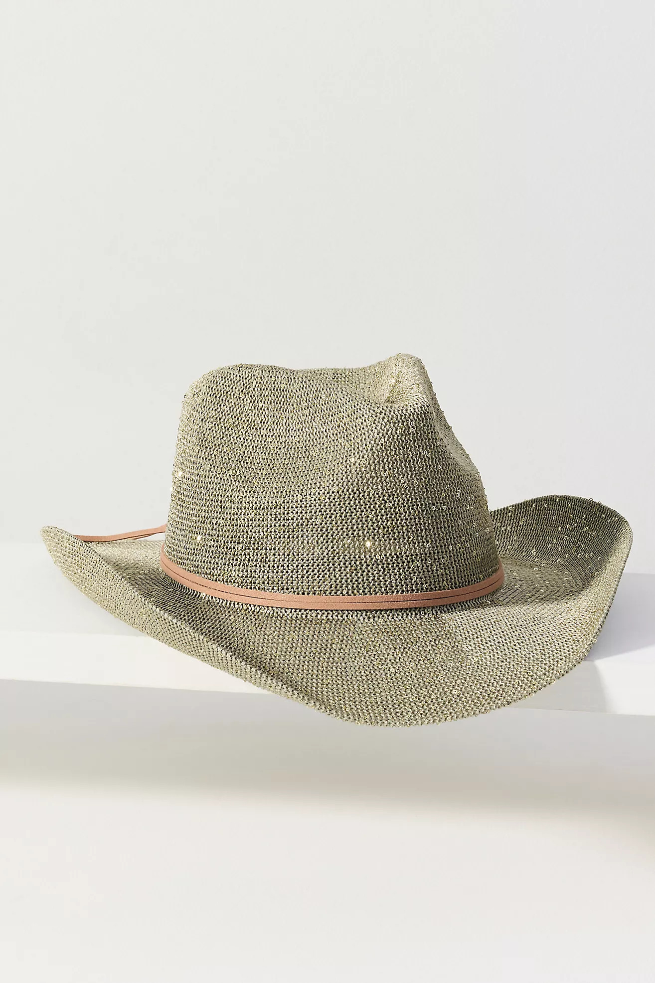 Sparkle Cowboy Rancher Hat | Anthropologie (US)