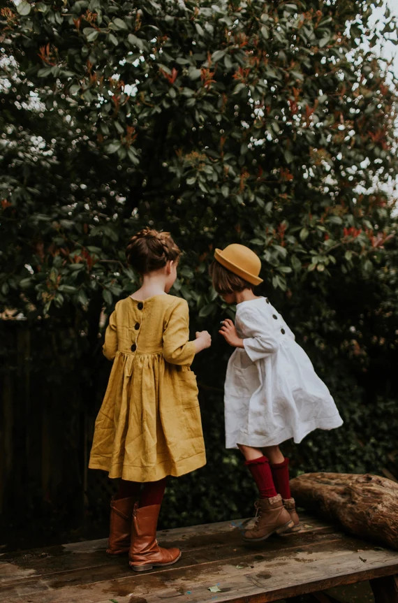 Choose Any Color Linen Dress With Pockets and Buttons Down the - Etsy | Etsy (US)