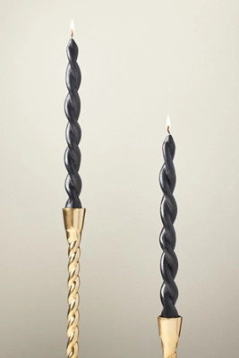 Twisted Taper Candles, Set of 2 | Anthropologie (US)